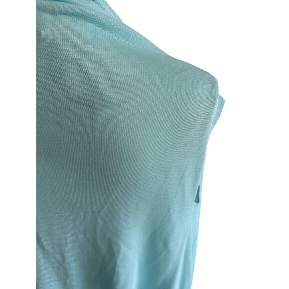 HERVE LEGER Light Blue Open Vest Sweater Size XS/Small - Picture 8 of 10